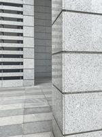 Revêtement en aluminium effet marbre ignifuge et anticorrosion, plaque d'aluminium effet pierre pour projets de façade d'aéroports, de métros et d'hôpitaux
