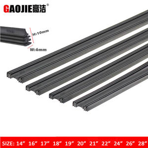Lame d'essuie-glace sans cadre Gaojie, bande adhésive en caoutchouc de 6 mm sans armature pour pare-brise - Product Image 2