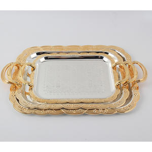 Bandeja de Almacenamiento Rectangular de Metal, Organizador de Condimentos de Cocina y Soporte para Cosméticos de Baño - Product Image 3