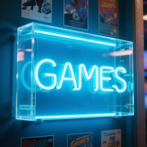 Nhanh Chóng Giao Hàng Miễn Phí Thiết Kế Tùy Chỉnh Made Acrylic Hội Đồng Quản Trị Màu Xanh Ánh Sáng Màu <span class=keywords><strong>Dimmer</strong></span> Điều Khiển Chiếu Sáng <span class=keywords><strong>LED</strong></span> Neon Hộp Cho Phòng Trò Chơi - Product Image 4