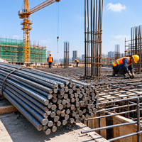 Barres d'armature en acier à haut rendement pour la construction en béton
