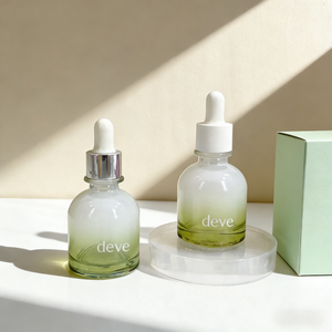 Flacon vide de luxe personnalisé et coloré pour huile capillaire essentielle et sérum contour des yeux, en <span class=keywords><strong>verre</strong></span> de 30 ml avec compte-gouttes - Product Image 3