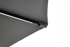 Parasol de jardin, plage, restaurant, terrasse, design traditionnel en aluminium, imperméable, pliable, LED, léger, mobilier d'extérieur - Product Image 6