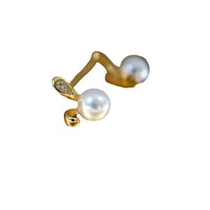 Conjunto de Accesorios de Plata de Ley S925 con Baño de Oro Blanco, Moderno, para DIY, con Colgante de Conejo Vacío para Perlas, Joyería de Plata 9311, Colección de Joyería - Product Image 5