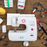 Machine à coudre électronique robotisée à lit plat pour boutonnières de t-shirts, point de chaînette, aiguille simple et moteur, OEM/ODM, en promotion