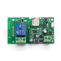 Module de relais sans fil intelligent EWeLink Wifi Switch DC12v 24v 7-32v à actionnement par impulsions et à verrouillage automatique pour l'automatisation de la maison intelligente pour l'éclairage électrique
