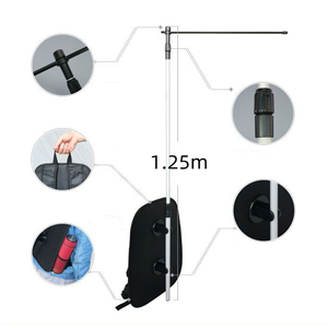 Hình Ảnh Tùy Chỉnh Khuyến Mãi Phong Cách Mới Ba Lô Phân Phối Tờ Rơi Cờ Lông Vũ - Product Image 2