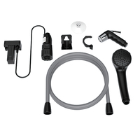 Ensemble de pompes de douche rechargeables dernier cri accessoires de camping et de randonnée en plastique prix de gros