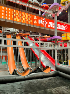Complexe de divertissement intérieur commercial de style Hip-Hop, avec trampoline intégré, parcours Ninja et système de parc à thème, personnalisable - Product Image 5