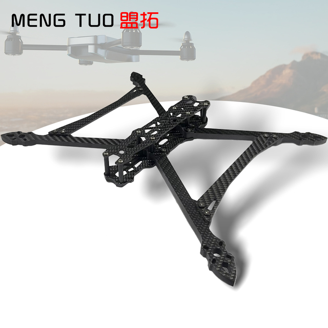 Mark4 10-Inch Carbon Fiber FPV Racing Drone Frame with Long Range Remote Control Compatibility 7mm Arm Thickness
