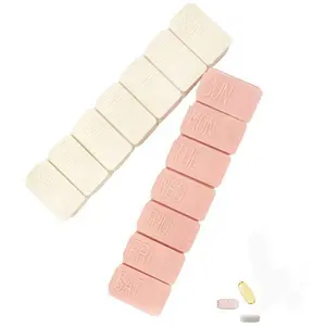 Extra große 7 Tage Pillen etuis Wöchentliche Pille Organizer Travel Daily Pill Box für Fischöl, Kalzium tabletten Ergänzungen