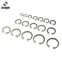 C Type Internal Circlip Retaining Rings Assortment Kit for Hole Stainless Steel Carbon Steel Circlip Snap Rings DIN472