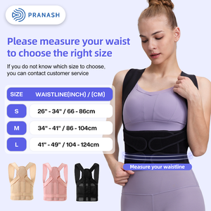 Sangles de clavicule avant réglables en Offre Spéciale correcteur de posture orthèse dorsale pour soulager et protéger la douleur - Product Image 2