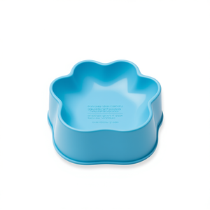 Petmate <b>Cat</b> Treat Feeder <b>Bowl</b> Plastic Cute Rounded Shape Easy To Clean Indoor Outdoor Use For <b>Cats</b> - Product Image 1