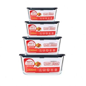 3 <b>Pack</b> Borosilicate Glass Food Storage Containers, Microwave Safe Leakproof Meal Prep Glass Containers - Product Image 6