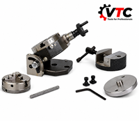 Table rotative inclinable VTC de 3 pouces avec mandrin auto-centrant à 3 mors de 65 mm, accessoire de fraisage à indexage de précision