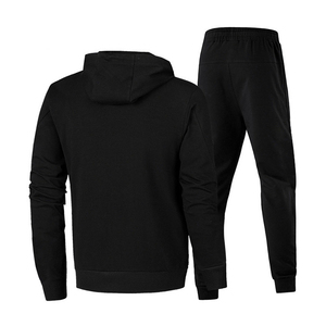 Conjunto de 2 Piezas de Sudadera con Capucha y Cremallera para Hombre, Primavera 2024, Nuevo, Personalizado, con Logotipo Bordado e Impreso, Manga Larga, Costuras a Rayas - Product Image 3