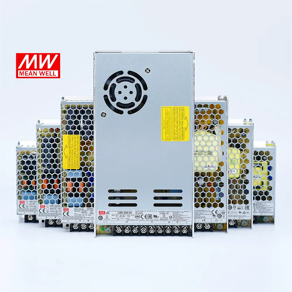 Meanwell LRS 5V 12V 24V 36V 48V 15W 25W 35W 50W 100W 150W 200W 350W yağmur geçirmez anahtarlama güç kaynağı için güvenlik kamerası LED şerit