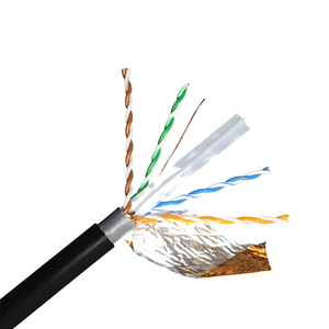 SIPU Ngoài Trời Cat6a Cáp Mạng Utp Ftp 305M Chức Năng Cáp Điện 23/24 Awg Đen - Product Image 2