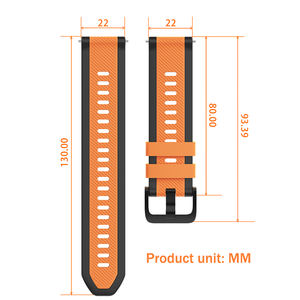 Correa Transpirable de 22 mm para Reloj Garmin Venu 4 <span class=keywords><strong>3</strong></span> 2, Correa para Garmin Forerunner 570 265 255 M Vivoactive 4, Brazalete Deportivo de Silicona - Product Image 5
