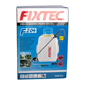 FIXTEC फ़ैक्टरी कॉर्डलेस बैकपैक स्प्रेयर इलेक्ट्रिक एग्रीकल्चरल पावर गार्डन स्प्रेयर बैक पैक स्प्रेयर