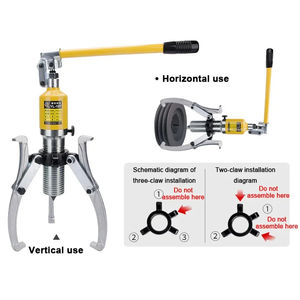 Penarik hidrolik Integral 10T, alat penghilang Bearing profesional dengan dua cakar dan tiga cakar - Product Image 5