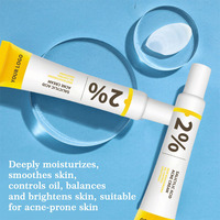 Crème de nuit lissante pour hommes à l'acide salicylique, vitamine C, acide hyaluronique, éliminateur de taches brunes, glycérine, élimination des marques d'acné