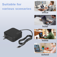 Chargeur rétractable USB C Type C 65w 20V 3.25A pour ordinateur portable Asus UX490UA T303UA C302CA Alimentation pour ordinateur portable