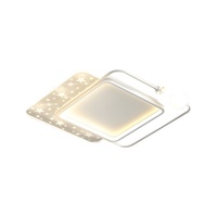 Plafonnier LED en acrylique et fer à montage en surface, protection oculaire à spectre complet, design moderne et simple pour chambre à coucher, CRI élevé 98 2026