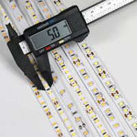 Bande LED ultra-fine 2835 pour décoration intérieure, 120 LED/m, découpable, flexible, alimentée par USB, indice de protection IP33, dimmable