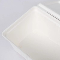 Barquette en papier moulé biodégradable pour l'emballage alimentaire, emballage écologique à 100%