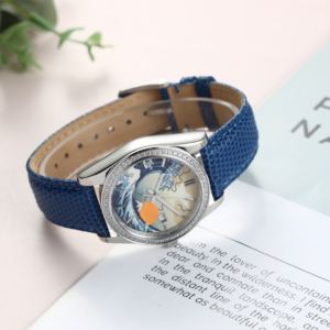 Reloj clásico de gran calidad, de acero inoxidable, con incrustaciones de diamante, superfino, BGW9, luminoso - Product Image 5