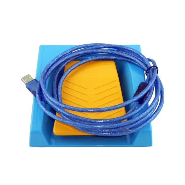 IP68 Medical Plastic USB Foot Pedal Switch with 3m Cable for Sphygmomanometer