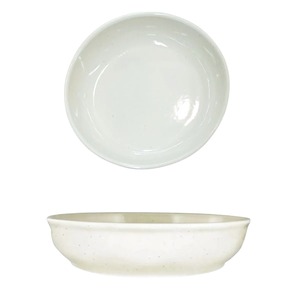 Piatto Fondo in Ceramica FONT LINE DIAM. 22CM BEIGE - Product Image 1