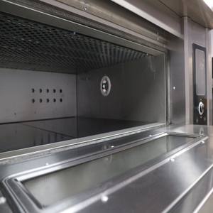 Four à gaz robuste à 3 étages et 9 plateaux avec plusieurs fenêtres de visualisation résistantes à la chaleur, optimisé pour la boulangerie industrielle - Product Image 6