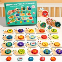 Rompecabezas de Reconocimiento de Letras en Oferta, Bloques de Rompecabezas para la Educación Temprana de los Niños, Tableros de Rompecabezas de Correspondencia en Inglés