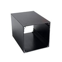 Boîtier d'amplificateur extérieur en aluminium anodisé IP54, boîtier d'onduleur divisé, boîte de sortie, boîtier de mini PC monobloc