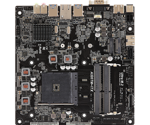 ASRock A320TM-ITX R5 5500 Mini PC de Escritorio para Juegos, Compatible con Win11, DDR4 64GB, M.2 PCIe 3.0, SATA, Interfaz Dual, Nueva Placa Base A320 - Product Image 1
