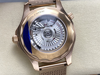 Montre mécanique étanche de haute qualité VSF 42 mm VS Factory 300M Plongée Or Rose Mouvement 8806 Cadran Noir Plongée 13,7 mm