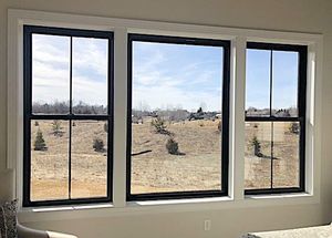 Fenêtre à <span class=keywords><strong>guillotine</strong></span> simple en aluminium de style américain ALUFRONT NFRC, résistante aux ouragans, fenêtre en aluminium à <span class=keywords><strong>guillotine</strong></span> simple standard - Product Image 2