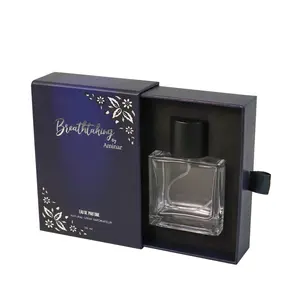 Luxury Custom Special Edge High End Folding Cosmetic Cardboard Gift Oil Perfume Packaging Box