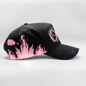 Gorra de Béisbol Muratravis de 5 Paneles con Logotipo Personalizado <span class=keywords><strong>Bordado</strong></span>, Calidad G5, Color Negro, Forro de Satén y Gamuza, con Pedrería - Product Image 4