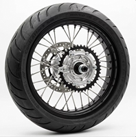 Roue et pneu de rechange pour moto tout-terrain Ultra Bee 17 pouces, avec disque de frein à rotor et chaîne en aluminium Surron