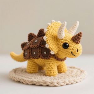 Juguetes de Peluche de Dinosaurio de Diseño Personalizado, Venta Caliente, Directo de Fábrica, Juguetes de Ganchillo con Relleno de Algodón PP para Ocasiones de Cumpleaños - Product Image 1