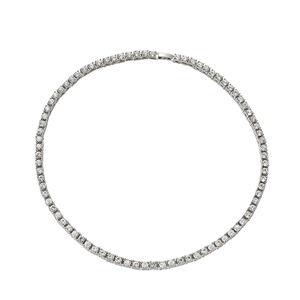 Cadena Helada con Collar de Tenis de <span class=keywords><strong>Oro</strong></span> con una Hilera de Diamantes - Product Image 2