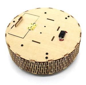 Robot <span class=keywords><strong>aspirateur</strong></span> 3D <span class=keywords><strong>en</strong></span> <span class=keywords><strong>bois</strong></span> à monter soi-même, Kit artisanal alimenté par batterie, construction mécanique, ingénierie, Science, jouets éducatifs - Product Image 5