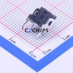 DTSA-63N-S-V Tactile Switch Through hole Component (THT)-4P,6.2x6.2mm Switch Single Pole Single Throw Round Button 6.2mm 6.2mm - Product Image 2