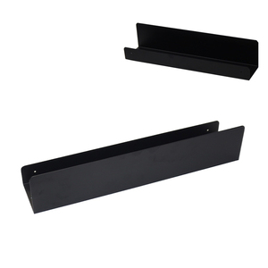 Ripiani galleggianti per doccia a parete organizzatore ripiani per bagno <span class=keywords><strong>cucina</strong></span> doccia ripiano nero 18.8 pollici/48CM - Product Image 1