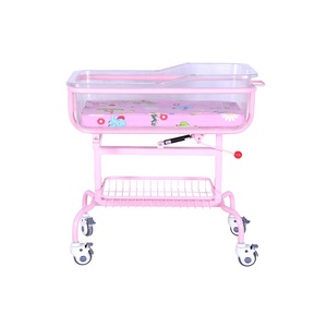 عربة تمريض للأطفال من الفولاذ المقاوم للصدأ من LK MEDICAL، سرير رعاية للأطفال مع فرامل غازية للاستخدام في المستشفيات، مصنوعة من مواد معدنية متينة، ضمان لمدة عامين - Product Image 6