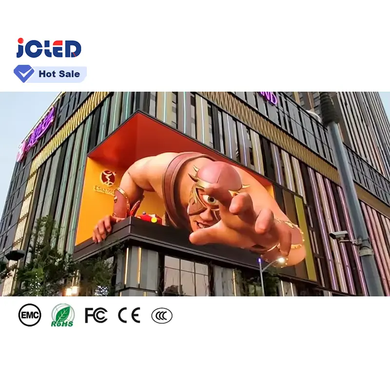 Billboard Lightweight And Portable Naked-Eye P2.5 P3 P4 P5 P6 P8 Screen P10 Full Color Business Digital Signage Billboard 3D Led Screen